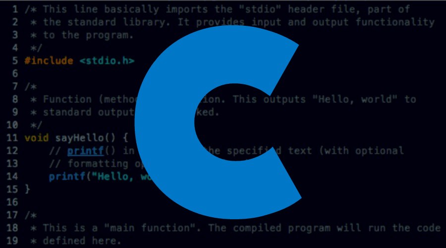 C Programlama dili logo